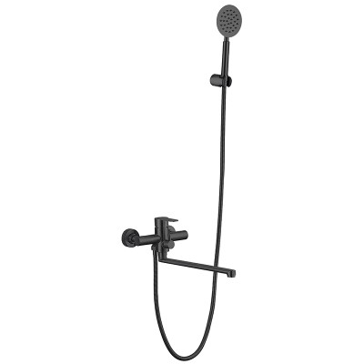 Змішувач для ванни ZERIX DAX-006 (EURO) BLACK з нерж. сталі SUS304 (кол. чорний) (ZX4816) Змішувач для ванни ZERIX DAX-006 (EURO) BLACK з нерж. сталі SUS304 (кол. чорний) (ZX4816)