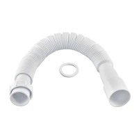 Гофротруба сполучна Zerix GN-01-B з накидною гайкою 1 1/2" (460-1100 мм) (ZX5096) Гофротруба сполучна Zerix GN-01-B з накидною гайкою 1 1/2" (460-1100 мм) (ZX5096)