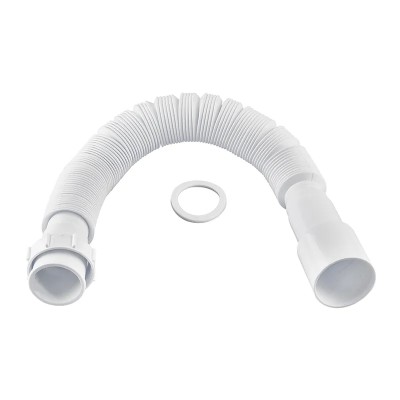 Гофротруба сполучна Zerix GN-01-B з накидною гайкою 1 1/2" (460-1100 мм) (ZX5096) Гофротруба сполучна Zerix GN-01-B з накидною гайкою 1 1/2" (460-1100 мм) (ZX5096)