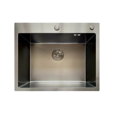 Мийка Mixxus MH6050 Micro Decor Graphite (3.0/0.8) з нерж. сталі (колір графіт) (MI8221)