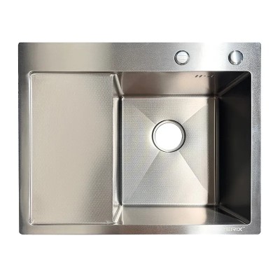Мийка з нержавіючої сталі ZERIX ZH5850R DECOR SS COLOR (3.0/0.8) (колір нержавійка) (ZX6188) Мийка з нержавіючої сталі ZERIX ZH5850R DECOR SS COLOR (3.0/0.8) (колір нержавійка) (ZX6188)