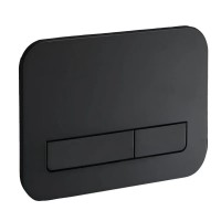 Панель змиву KOER KT-0609-05 240x160x7mm пластикова, кнопка лінійна (колір чорний матовий) (KR6131) Панель змиву KOER KT-0609-05 240x160x7mm пластикова, кнопка лінійна (колір чорний матовий) (KR6131)