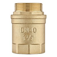 Клапан зворотній для байпаса Waterpro WP601-40FM - 1 1/2" латунь, куля EPDM (WP3333)