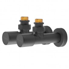 Комплект кранів рушникосушарки кутовий M1/2''xM1/2'' подовжений KOER KR.SET.535 BLACK (KR5844) Комплект кранів рушникосушарки кутовий M1/2''xM1/2'' подовжений KOER KR.SET.535 BLACK (KR5844)