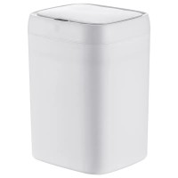 Відро для сміття сенсорне прямокутне Mixxus Wave-TC0314 White 14 л (колір білий) (MI8404)