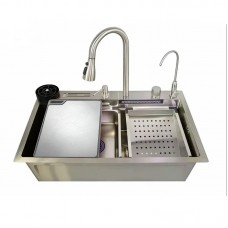 Мийка багатофункціональна з вбудованим змішувачем MIXXUS MH7546-SET-08 MICRO DECOR SS COLOR з нерж. сталі (MI8458) Мийка багатофункціональна з вбудованим змішувачем MIXXUS MH7546-SET-08 MICRO DECOR SS COLOR з нерж. сталі (MI8458)