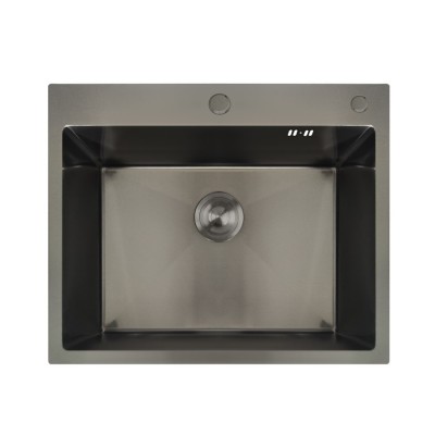 Мийка з нерж. сталі MIXXUS MH6050 GRAPHITE (3.0/0.8) (Колір графіт) (MX1933)