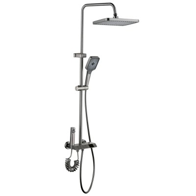 Душова колона зі змішувачем Mixxus Premium NEPTUNE 009-J GRAPHITE з кнопкою перемикання, 4 режими (MI6833) Душова колона зі змішувачем Mixxus Premium NEPTUNE 009-J GRAPHITE з кнопкою перемикання, 4 режими (MI6833)