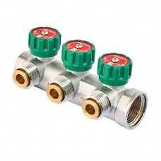 Колектор для теплої підлоги Koer KR.1127-3 - 1"x3 - 3/4 Ways (євроконус-площина) (KR4947) Колектор для теплої підлоги Koer KR.1127-3 - 1"x3 - 3/4 Ways (євроконус-площина) (KR4947)