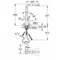 Смеситель для кухни с выдвижным изливом Grohe Zedra (32553002)
