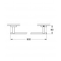 Полотенцедержатель Grohe Essentials Cube New (40509001)