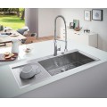 Мойка кухонная Grohe EX Sink K1000 (двойная крыло слева) (31582SD0)