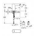 Смеситель для раковины с сенсорным управлением Grohe Bau Cosmo E (36452000) Смеситель для раковины с сенсорным управлением Grohe Bau Cosmo E (36452000)