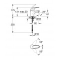 Змішувач для раковини S-розміру Grohe Euroeco New (32734000)