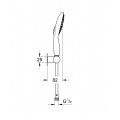 Душевой набор с держателем, 4 режима струи Grohe Power&Soul (27742000)