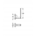 Тримач для запасного рулону туалетного паперу Grohe Selection Cube (40784000) Тримач для запасного рулону туалетного паперу Grohe Selection Cube (40784000)