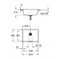Композитная мойка для кухни Grohe K700U (31655AT0)