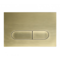 Панель змиву KOER KT-0608-12 240x160x10mm пластикова, кнопка закруглена (колір матове золото) (KR6126) Панель змиву KOER KT-0608-12 240x160x10mm пластикова, кнопка закруглена (колір матове золото) (KR6126)