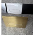 Панель змиву KOER KT-0608-12 240x160x10mm пластикова, кнопка закруглена (колір матове золото) (KR6126) Панель змиву KOER KT-0608-12 240x160x10mm пластикова, кнопка закруглена (колір матове золото) (KR6126)