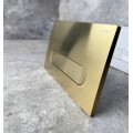 Панель змиву KOER KT-0608-12 240x160x10mm пластикова, кнопка закруглена (колір матове золото) (KR6126) Панель змиву KOER KT-0608-12 240x160x10mm пластикова, кнопка закруглена (колір матове золото) (KR6126)