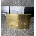 Панель змиву KOER KT-0608-12 240x160x10mm пластикова, кнопка закруглена (колір матове золото) (KR6126) Панель змиву KOER KT-0608-12 240x160x10mm пластикова, кнопка закруглена (колір матове золото) (KR6126)