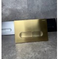 Панель змиву KOER KT-0608-12 240x160x10mm пластикова, кнопка закруглена (колір матове золото) (KR6126) Панель змиву KOER KT-0608-12 240x160x10mm пластикова, кнопка закруглена (колір матове золото) (KR6126)