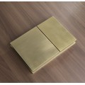 Панель змиву KOER KT-0610-12 240x160x32mm пластикова, кнопка квадратна (колір матове золото) (KR6137) Панель змиву KOER KT-0610-12 240x160x32mm пластикова, кнопка квадратна (колір матове золото) (KR6137)