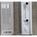 Штанга для шторки телескопічна з тримачем для рушників Mixxus CRA-D-125x225 125cm-225cm (алюміній) (БЛІСТЕР) (AC3589)