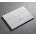 Панель змиву KOER KT-0604-03 240x160x10mm пластикова, кнопка закруглена (колір білий) (KR5322) Панель змиву KOER KT-0604-03 240x160x10mm пластикова, кнопка закруглена (колір білий) (KR5322)