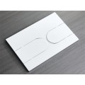 Панель змиву KOER KT-0604-03 240x160x10mm пластикова, кнопка закруглена (колір білий) (KR5322) Панель змиву KOER KT-0604-03 240x160x10mm пластикова, кнопка закруглена (колір білий) (KR5322)