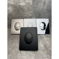 Панель змиву KOER KT-0606-05 157x198x3mm пластикова, кнопка закруглена (колір чорний матовий) (KR5343) Панель змиву KOER KT-0606-05 157x198x3mm пластикова, кнопка закруглена (колір чорний матовий) (KR5343)
