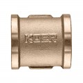 Муфта Koer KF.C08.WN - 3/4" без нікелю (MX1492) Муфта Koer KF.C08.WN - 3/4" без нікелю (MX1492)