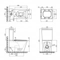 Бачок до унітазу-компакту MIXXUS PREMIUM QUADRO-0402-R TANK 430x390x140 у комплекті зі зливною арматурою (MI8313) Бачок до унітазу-компакту MIXXUS PREMIUM QUADRO-0402-R TANK 430x390x140 у комплекті зі зливною арматурою (MI8313)