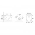 Унітаз підвісний MIXXUS PREMIUM ELLIPSE-0303-T3 BLACK 520х365х360mm система змиву TORNADO 3.0 (MP6591) Унітаз підвісний MIXXUS PREMIUM ELLIPSE-0303-T3 BLACK 520х365х360mm система змиву TORNADO 3.0 (MP6591)