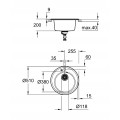 Композитна мийка для кухні Grohe K200 (31656AP0) Композитна мийка для кухні Grohe K200 (31656AP0)