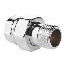 Згін американка (хром) 1/2 "прямий Koer KR.341.chr (KR2702) Згін американка (хром) 1/2 "прямий Koer KR.341.chr (KR2702)