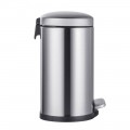 Відро для сміття з плавним закриттям овальне Mixxus Premium Topper-TC0205 SS Color 5л колір нержавійка (MI7059)