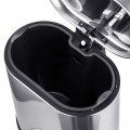 Відро для сміття з плавним закриттям овальне Mixxus Premium Topper-TC0205 SS Color 5л колір нержавійка (MI7059)
