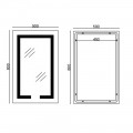 Дзеркало MIXXUS HARD MR06-50x80-CASE з LED Touch, Anti-fog, димером, рег. яскравості, годинником (MI6657) Дзеркало MIXXUS HARD MR06-50x80-CASE з LED Touch, Anti-fog, димером, рег. яскравості, годинником (MI6657)