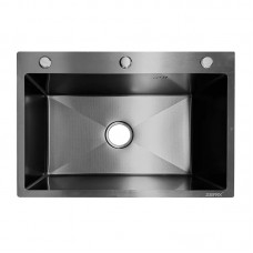 Мийка ZERIX ZH6845 MICRO DECOR GRAPHITE (3.0/0.8) з нержавіючої сталі (колір графіт) (ZX6185) Мийка ZERIX ZH6845 MICRO DECOR GRAPHITE (3.0/0.8) з нержавіючої сталі (колір графіт) (ZX6185)