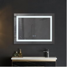 Дзеркало Mixxus WARM MR12-90x70-REVERSE з LED Touch, Anti-fog, димером, рег. яскравості (MI6675)