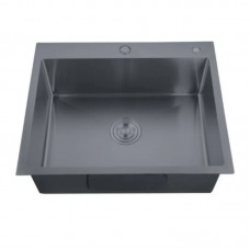 Мийка Zerix ZH5050-215 Nano-Black (3.0/0.8) з нержавіючої сталі (MX1582) Мийка Zerix ZH5050-215 Nano-Black (3.0/0.8) з нержавіючої сталі (MX1582)