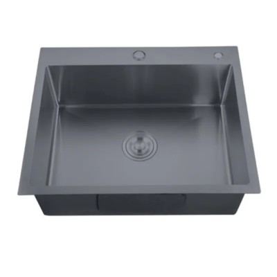 Мийка Zerix ZH5050-215 Nano-Black (3.0/0.8) з нержавіючої сталі (MX1582) Мийка Zerix ZH5050-215 Nano-Black (3.0/0.8) з нержавіючої сталі (MX1582)
