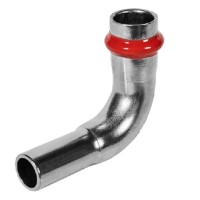 Коліно 90° однорозтрубне ВЗ Koer KQ.L28 Press-Inox AISI 304 28x28 (KR6395)