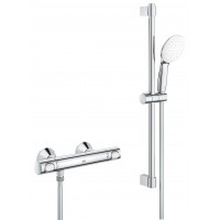 Термостат для душу Grohe Grohtherm 500 з душовим гарнітуром (34796001) Термостат для душу Grohe Grohtherm 500 з душовим гарнітуром (34796001)
