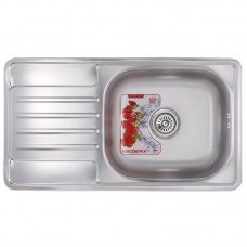 Мойка кухонная ZERIX Z7642-08-180MD (micro decor) (ZS0573)