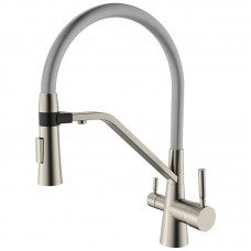 Змішувач для кухні Mixxus Premium Magnet 021 SS COLOR REFL.GREY (MI6976) Змішувач для кухні Mixxus Premium Magnet 021 SS COLOR REFL.GREY (MI6976)