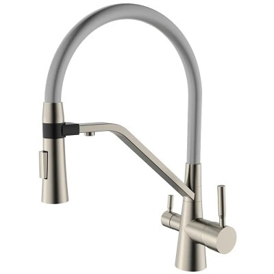 Змішувач для кухні Mixxus Premium Magnet 021 SS COLOR REFL.GREY (MI6976) Змішувач для кухні Mixxus Premium Magnet 021 SS COLOR REFL.GREY (MI6976)