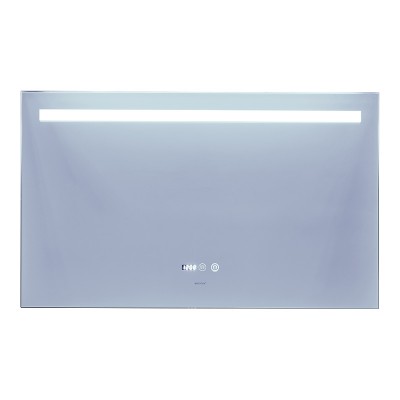 Дзеркало MIXXUS STRONG MR05-100x60 з LED Touch, Anti-fog, димером, рег. яскравості, годинником (MI6009)