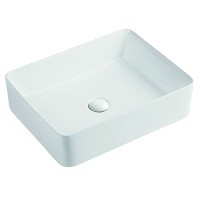 Умивальник накладний керамічний Mixxus Premium Quadro-0102 520x410x130mm (MP6488)